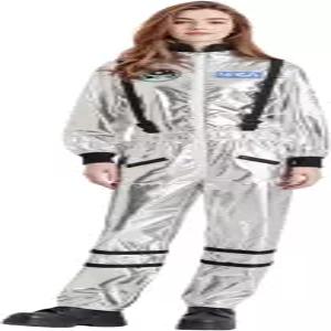 컬러풀 하우스 여성 우주비 성인 의상 화이트 우주복 할로윈 점프수트