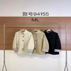 여친 하프 봄 코트 트렌치 솔리드 스트라이프 차이나 MF1