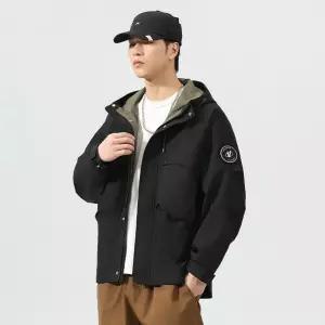 샤오원샵 남사친 가을 후드 키작남 카고 코트 야상 바람막이 방수 삼방 등산복 점퍼 꾹3