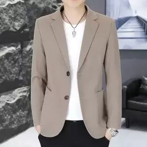 남자 캐주얼 오피스룩 슬림 데일리 자켓 코트 정장 솔리드 메인 원픽1