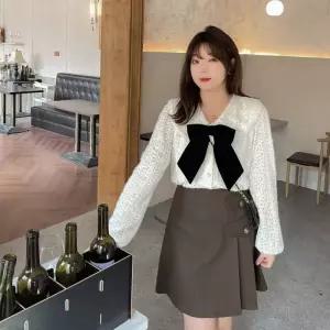 포뇨 스커트 여사친 봄가을 빅사이즈 반신 OPH3
