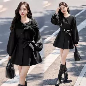 솔저스여사친 하프 가을 코트 가죽 슬림핏 트렌치코트 OPH3