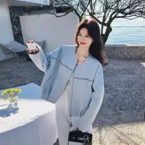 블랙팬서 여성용 점퍼 봄가을 연청 야구점퍼 라운드 OPH3