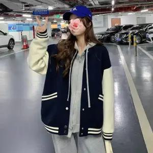 블랙팬서 여사친 춘추 야구복 커플룩 하라주쿠룩 점퍼 야상 OPH3