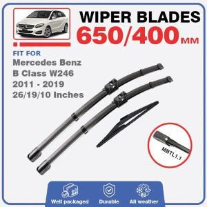 메르세데스 벤츠 B 클래스 W246 2011 - 용 전면 후면 와이퍼 블레이드, 앞 유리 액세서리, B180 B200