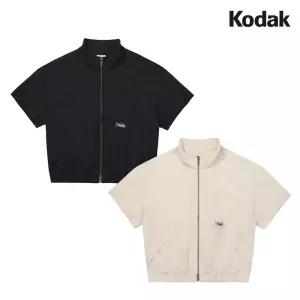 브리즈 라이트 크롭 반팔 집업 우먼 (2 COLOR)