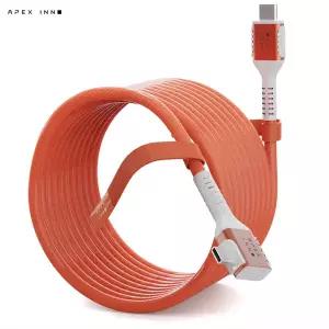 Meta Quest 3 3S 충전 케이블 Thunderbolt 4.0 고속 전송 PD100w 3A C-케이블 액세서리용 APEXINNO 링크 케