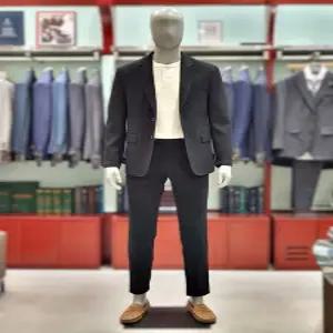 킨록by킨록앤더슨 킨록 S/S 크리즈 슬림핏 셋업 수트 블랙 (TJB82,TJ382)