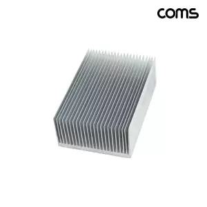 쿨러 방열판 알루미늄 69mm x 100mm 36mm white방열판 알루미늄쿨러 알루미늄방열