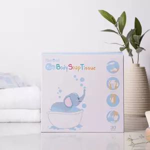 일회용 바디워시 샤워티슈 30매 밀크향 캠핑 목욕 여행 용티슈