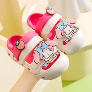 산리오 마이멜로디 투톤 페이스 DIY 어린이 샌들슬리퍼 키즈 초등학생 캐릭터 여름신발 남아 여아