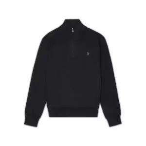 [폴로 랄프 로렌]POLO RALPH LAUREN 5%메시 니트 코튼 쿼터 지퍼 스웨터-블랙 MNPOSWE16821837-001 994710