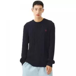 [폴로 랄프 로렌]POLO RALPH LAUREN 케이블니트 코튼 스웨터 - 네이비 MNPOSWE16820218-400 994654