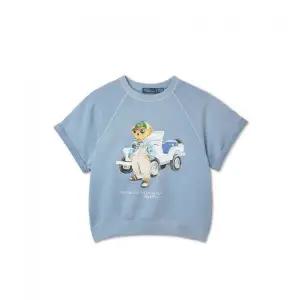 [폴로 랄프 로렌]POLO RALPH LAUREN 5%W 폴로 베어 플리스 숏 슬리브 스웨트셔츠 - 블루 WMPOKNINFB2065...