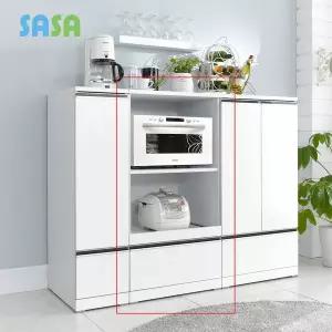 [SASA]사사가구 어반화이트 600 도어서랍 광파오븐렌지대