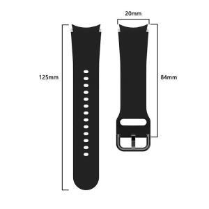 삼성 갤럭시 워치 7 6 5 4 40mm 44mm FE 스포츠 스트랩, 갤럭시 워치6 클래식 43mm 47mm 워치5 워치4용 실