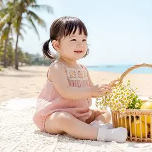 [롯데백화점]아가방 헬렌크로쉐바디수트(PINK) 01T327957