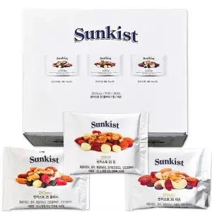 [셀러허브]썬키스트 견과 3종세트 25g 60개입 (S27025486)