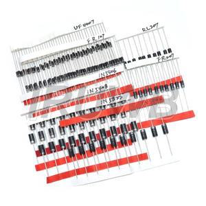 350PCS/박스 다이오드 키트 14종류 1N4001 1N4148 RL207 UF4007 FR107 정류기/ 복구/숏키/스위칭 세트