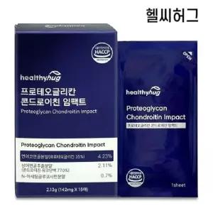 프로테오글리칸 콘드로이친 임팩트 142mg x15매