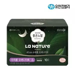 좋은느낌 라네이처 수퍼롱 오버나이트 10개입 x1개