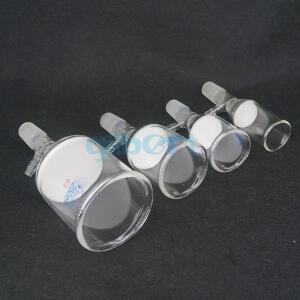 250ml 조인트 24/29 필터 깔때기 모래 코어 G1 G2 G3 G4 G5 거친 2-70 미크론 랩 유리
