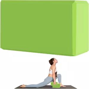 MBHKRRS 9 x6 x3 요가 블록 부드러운 미끄럼 방지 표면 프리미엄 폼 지지력 경량 냄새 저항성 필라테스