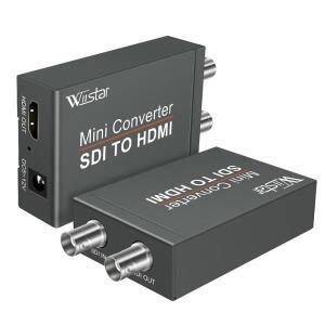 Wiistar HD 3G   컨버터 SDI-HDMI 어댑터 변환기DC 케이블이 있는 카메라용 자동 형식 감지 포함
