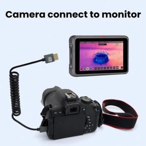 8K 익스트림 씬 HDMI 호환 코일 케이블 카메라//PC/캠코더용 48Gbps 2.1