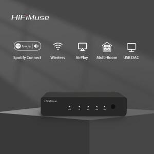 HiFiMuse R20 무선 오디오 스트리머 | HDMI WiFi Bluetooth AirPlay DLNA를 지원하는 Arylic S10+ 대안