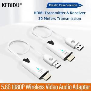 30m 무선  송기  HDMI 호환 기 디스플레이 어댑터 카메라 PC-TV 용 케이블 화면 미러링