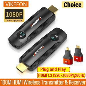 100M 무선  송기  HDMI 호환 기 디스플레이 어댑터 카메라 PC-TV 용 케이블 스크린 미러