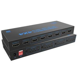 4K HDMI 매트릭스 스위치 in out 분배기 카메라 PC-TV  용 오디오 선택기