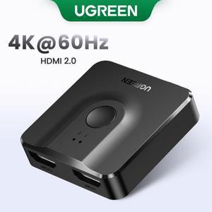 UGREEN 샤오미 박스용 HDMI 스위치 Xbox PS4 TV 양방향 호환 4K 스플리터