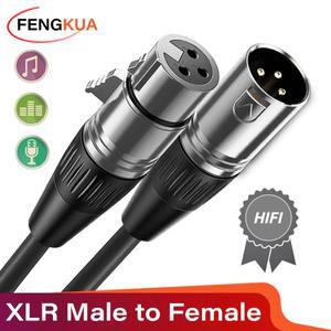 믹서 앰프용 XLR 케이블 수-암 사운드 캐논 마이크 밸런스드  오디오 코드 익스텐션 3 핀