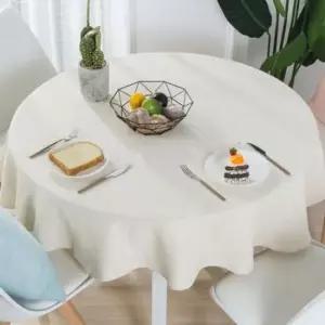 린넨 패브릭 원형 식탁 보 매트 테이블보 2인용 4인용 원형식탁보 린넨식탁보 2인용식탁보