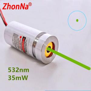 532NM 35MW 그린 모듈 35V 구리 램프 다이오드 발광 조준 포지셔닝 스폿 조사