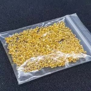 [하프클럽/]비즈공예 누름볼 팔찌 목걸이만들기 골드 대용량2.5mm