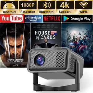 2025 HT23 플러스 4K 650ANSI 네이티브 1080P 휴대용 프로젝터 자동 초점 키스톤 보정 BT5.2 안드로이드11