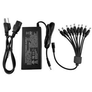 카메라 및 DVR용 TIGERSECU 12V 8A 롤링크, 가능 9방향 스완, BNC 어댑터, 공급 ZOSI, 아울, 호환 스플리터, 앤케 2.1X5.5MM 100V-240V, 카메라와 장치, 전원 로렉스, 나이트 IP