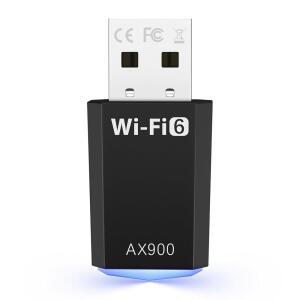 데스크톱 PC용 WIFI 어댑터 5GHZ / 2.4GHZ 듀얼 밴드를 지원하는 AX900 USB 6 WINDOWS 10 11을 동글 무선 PC 노트북용 어댑터 hU1