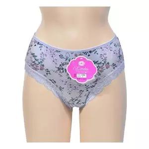 플라워패턴 여성 맥시 삼각 팬티 여자친구선물 사계절-WD67D50