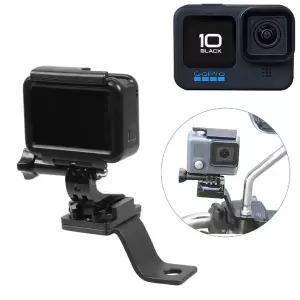 고품질 GOPRO10 호환 액션캠 바이크 백미러 거치대 마운트 고프로 (W97D251)