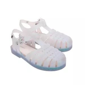 미니멜리사 포제션 글리터 유스 화이트_MSYCG2TSPG11WHT