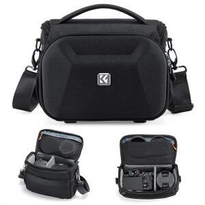 K&F 컨셉 카메라 슬링백, 하드쉘 보호 기능이 있는 크로스바디 슬링 숄더백, 캐논 /니콘 /소니 DSLR /SLR /미러리스 및 렌즈와 호환 가능