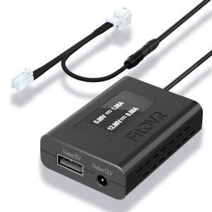 메르세데스 벤츠용 FITDVR 대시 카메라 전원 용이, 12V 출력, 설치 USB 어댑터(3핀), LED 레이더, 디스플레이 캠, D3-022용 5V 전원,