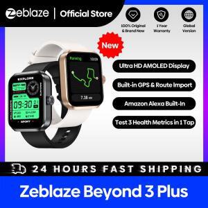 Zeblaze Beyond 3 Plus GPS 스마트 워치 1.78인치 AMOLED 디스플레이 내장 GPS 및 Amazon Alexa 전화 걸기/