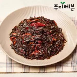 푸디헤븐 항아리반찬 매콤달콤 밥도둑 고춧잎무침 1kg