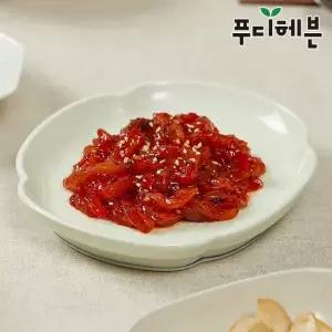 푸디헤븐 밥도둑 쫄깃한 양념 오징어젓갈 1kg