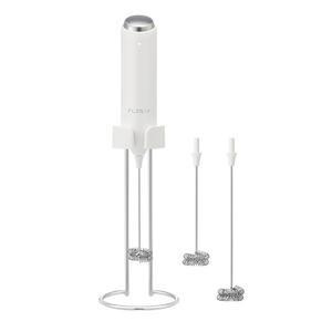 펜디 충전식 우유 거품기 핸드헬드, USB-C 충전 스탠드가 있는 커피 전기 음료 믹서 커피용 미니 거품기, 말차